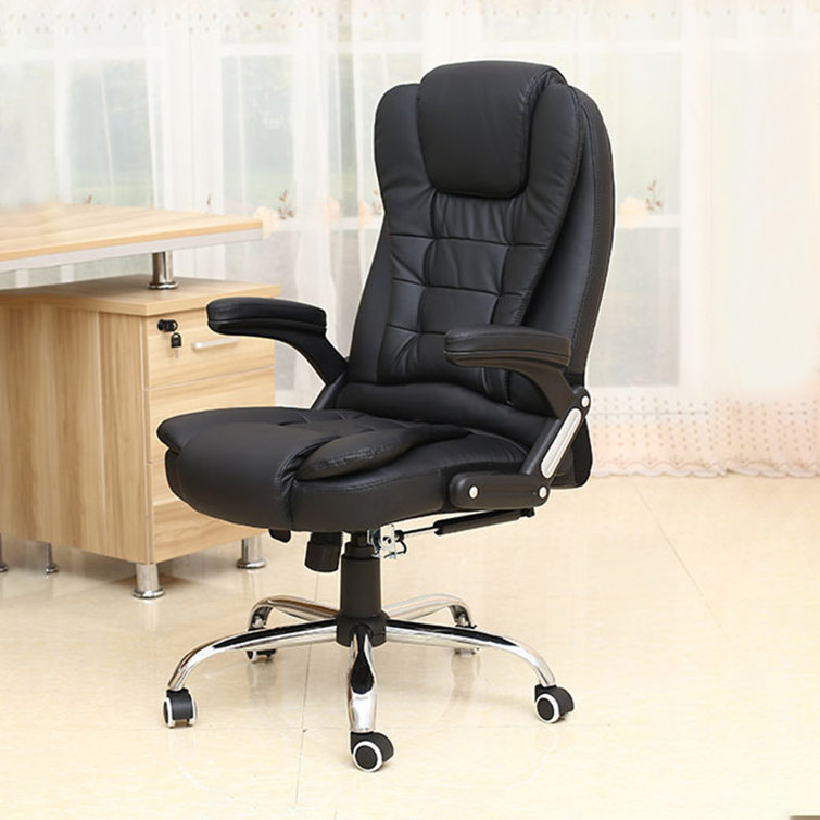 Inbox Zero Genuine Leather Gaming Chair Wayfair